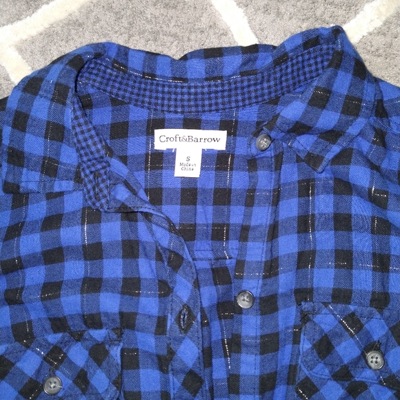 Croft & barrow flannel Small - Picture 2 of 2